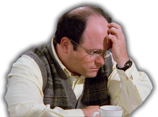 George contemplating the rant